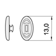 Bild von Primadonna Silikon-Pads, 13 mm, 20 Stück