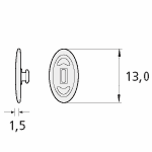 Bild von Primadonna Soft-PVC-Pads, extra dünn, 13 mm, 20 Stück