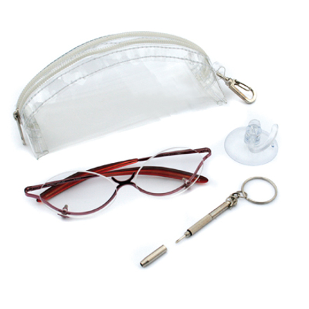 Bild von Lady Schminkbrille mit Korrektion +2.00 dptr., inkl. Etui und Minidreher, 1 Set