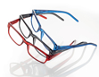Bild von Kunststoff-Lesebrille "EASY", dunkelgrau, Gr. 52-18, inkl. Etui, +1.00 dptr.