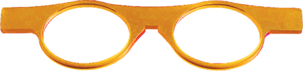 Bild von Brillenvorhalter LORGNETTE orange, 1 Stück