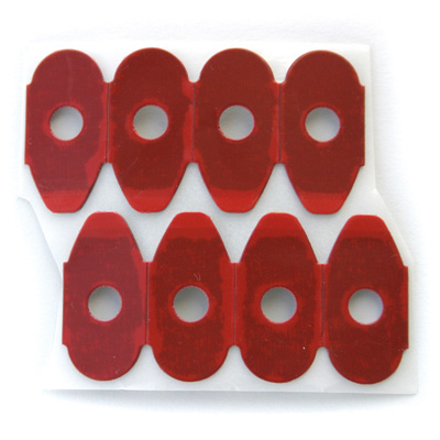 Bild von Klebepads "Red-Five" für hydrophobe Beschichtungen, 500 Stück auf Rolle