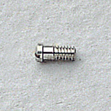 Bild von Scharnierschrauben, Neusilber, M 1,4, Länge 4,00 mm, Kopf-Ø 1,80 mm, 40 Stück
