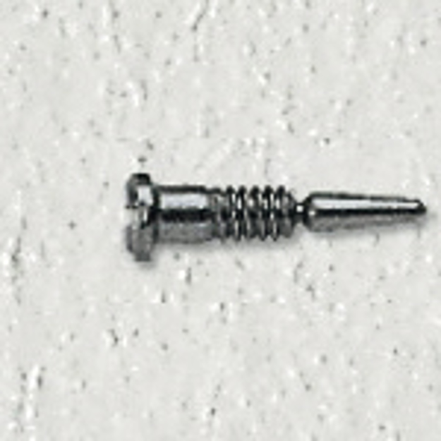 Bild von Federscharnierschrauben, Stahl, M 1,4, Länge 7,0/4,0 mm, Kopf-Ø 2,0 mm, 40 Stk.