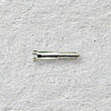 Bild von Padschrauben, Neusilber, M 0,8, Länge 4,20 mm, Kopf-Ø 1,10 mm, 40 Stück