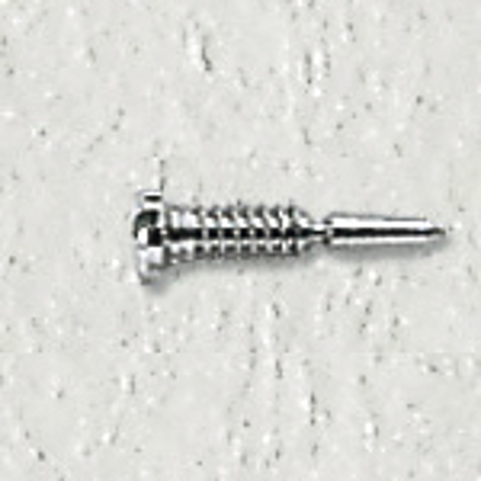 Bild von Federscharnierschrauben, Stahl, M 1,2, L 6,5/3,5 mm, Kopf-Ø 2,0 mm, 40 Stk.