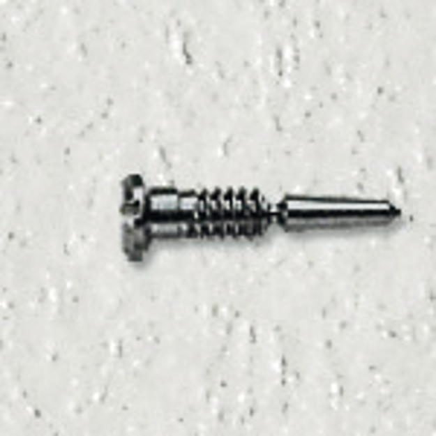 Bild von Federscharnierschrauben, Stahl, M 1,4, Länge 6,5/3,5 mm, Kopf-Ø 2,0 mm, 40 Stk.