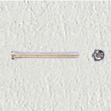 Bild von Bohrbrillenschrauben, Neusilber, versilbert, M 1,2, Länge 12,0 mm, Kopf-Ø 1,8 mm