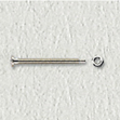 Bild von Bohrbrillenschrauben, Neusilber, M 1,2, Länge 13,00 mm, Kopf-Ø 2,20 mm