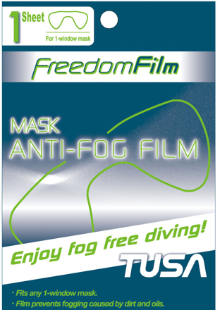 Bild von Tusa Sport Anti-Beschlagfolie für Einglas-Maske, 1 Paar
