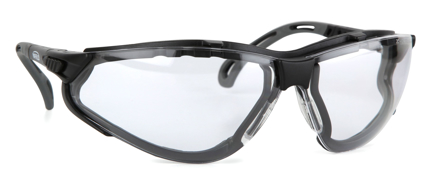 Bild von Schutzbrille TERMINATOR X-TRA, schwarz, inkl. Kopfband, 1 Stück