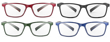 Bild von airport Fertiglesebrille mit Blaulichtfilter, "Lissabon", 3 Farben, Gr. 53-16