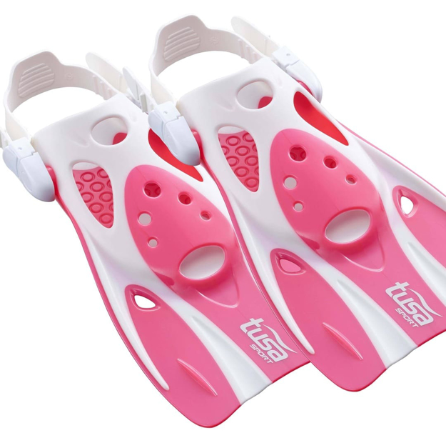 Bild von TUSA Sport Reisekurzflosse, pink/weiß, 1 Paar