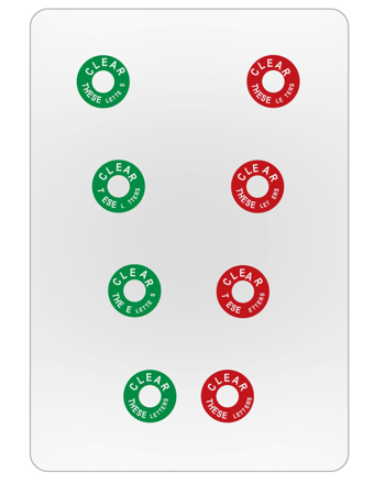 Bild von Hendrickson Lifesaver Card, transparent, 6 Stück