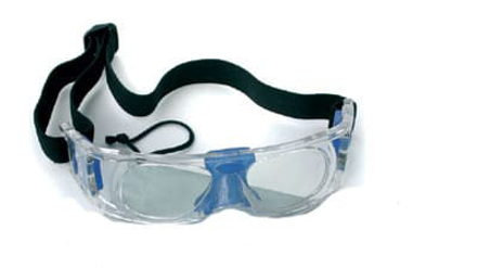 Bild von Sportschutzbrille mit Silikoneinlagen in blau, Größe 50-20, 1 Stück