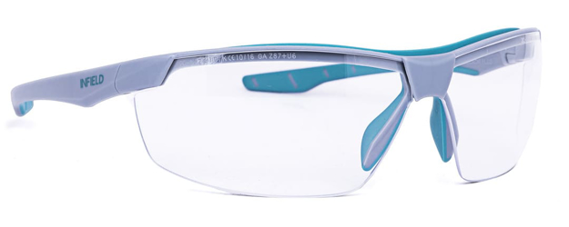 Bild von Schutzbrille FLEXOR PLUS, grau/türkis, 1 Stück