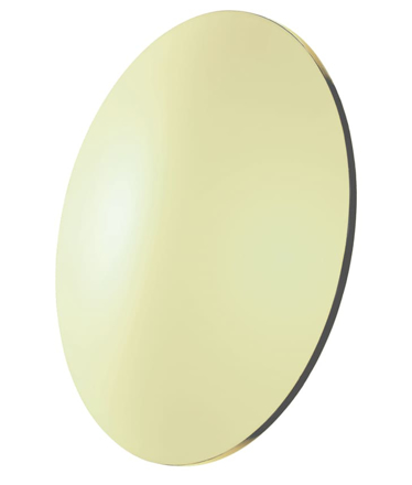 Bild von Blendschutzglas CR39, Ø 76 mm, Dicke 1,8 mm, gelb ~17 %, Kurve 4, 2 Stück
