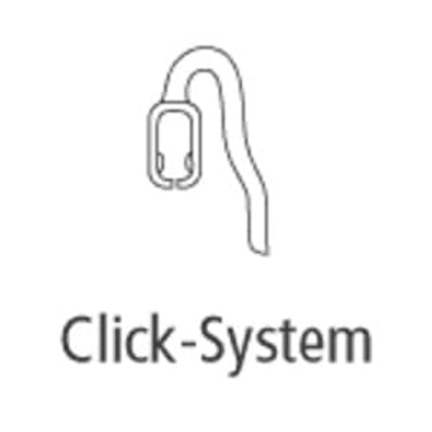 Bild von Seitenstegstützen, silber, für Click-System, 5 Paar