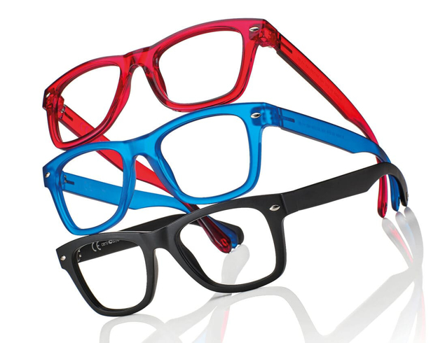 Bild von Kunstststoff-Fertiglesebrille "SMART", in 5 Farben, Gr. 50-20