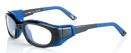 Bild von Sportschutzbrille mit abnehmbaren Bügeln und Kopfband, in 2 Farben, Gr. 55-21