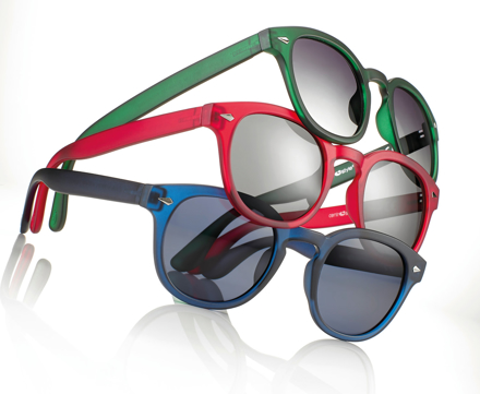 Picture of Kunststoff-Sonnenbrille aus Grilamid, Gr. 50-24, in 3 Farben, pol. Gläser