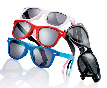 Bild von Kinder-Sonnenbrille, Gr. 42-19, verschiedene Farben, mit Polycarbonat-Gläsern
