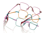 Bild von RHYTHM’N’COLOURS Metall-Fertiglesebrille, Gr. 45-23, mit Blaulichtfilter