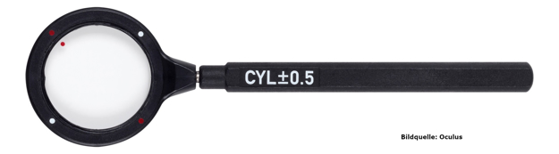 Bild von Oculus® Kreuzzylinder +/- 0,50 mit Griff - Gläser vergütet