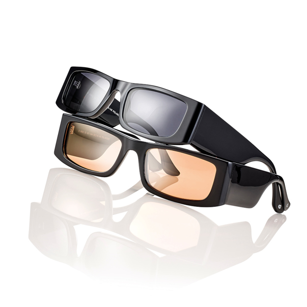 Bild von Acetat-Sonnenbrille, Gr. 55-19, in 2 Farben, Gläser polarisierend, inkl. Etui