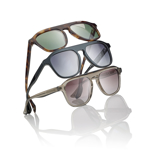 Bild von Acetat-Sonnenbrille, Gr. 54-18, in 3 Farben, Gläser polarisierend, inkl. Etui