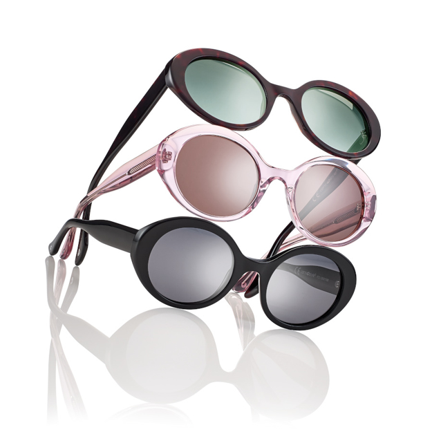 Bild von Acetat-Sonnenbrille, Gr. 52-22, in 3 Farben, Gläser polarisierend, inkl. Etui