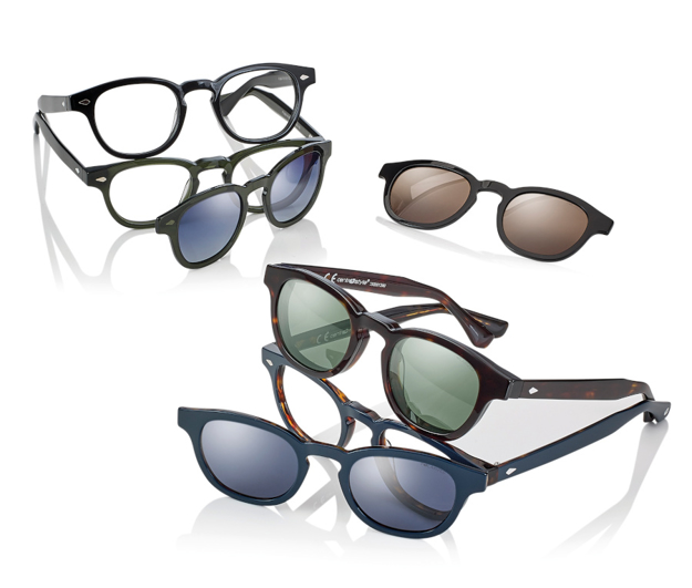 Bild von Acetat Fassung, Gr. 47-22, in 4 Farben, inkl. magnetischem Sonnenclip