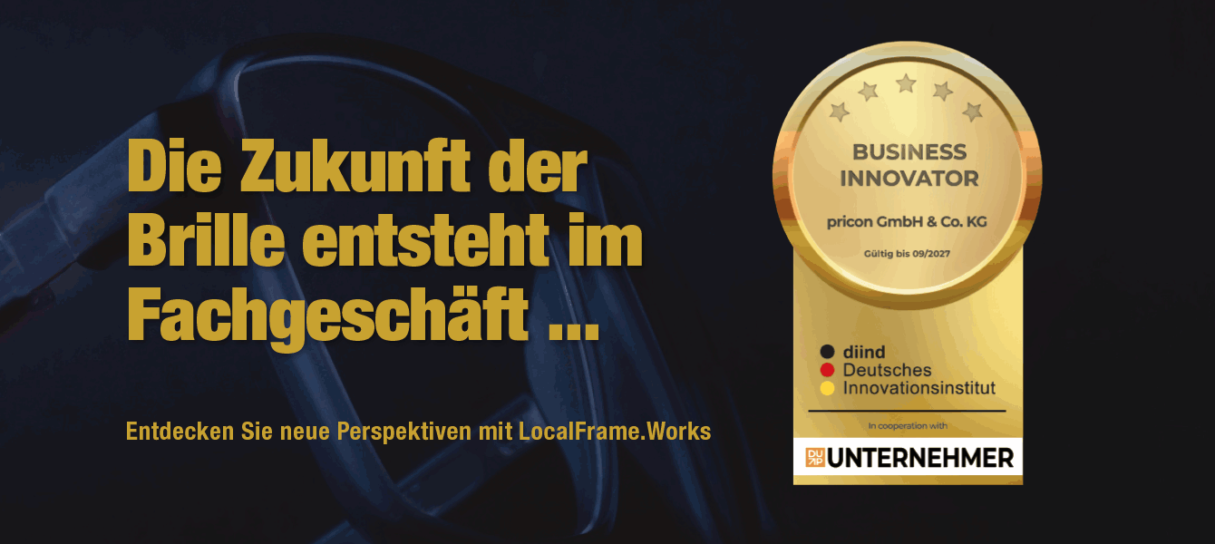 pricon wurde im September 2026 als Business Innovator mit dem Konzept "LocalFrame.Works" ausgezeichnet.